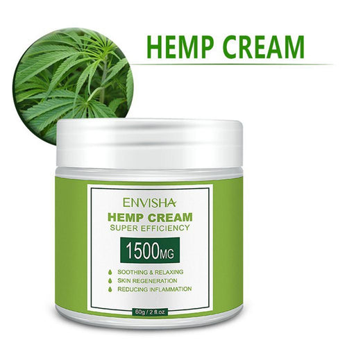 60g Natural Hemp Face Cream Hemp Oil Cream Moisturizing Hyaluronic Acid Anti Wrinkle Nourishing Collagen Skin Care (4553343729773)