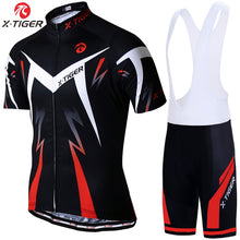 Load image into Gallery viewer, X-Tiger Big Cycling Set MTB Bike Clothing Racing Bicycle Clothes Uniform Summer Cycling Jersey Sets Quick-dry Bicycle Kits (4553343762541)